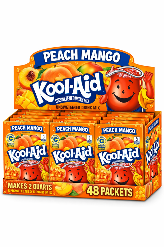Kool Aid Peach Mango 0.14 oz Packet Box of 48