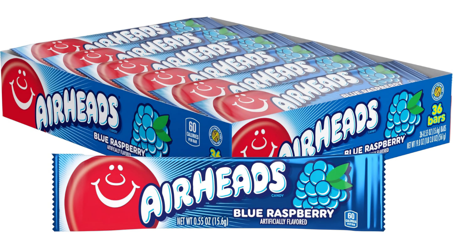 Airhead Blue Raspberry Box of 36