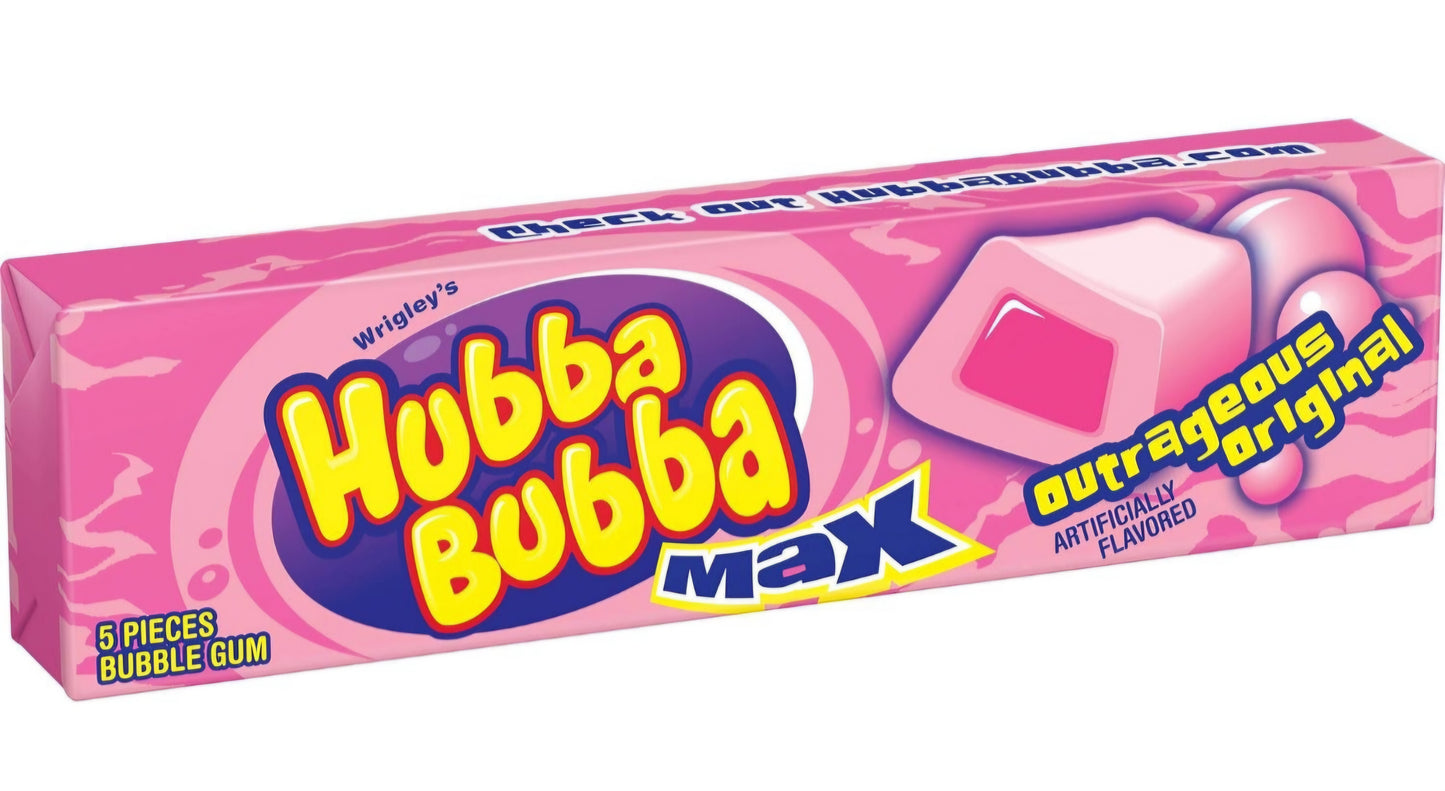 Hubba Bubba Max Original Box of 18