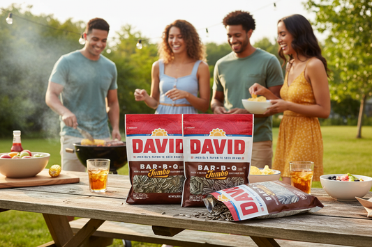 David BAR-B-Q Sunflower Seeds 3 Pack Lifestyle