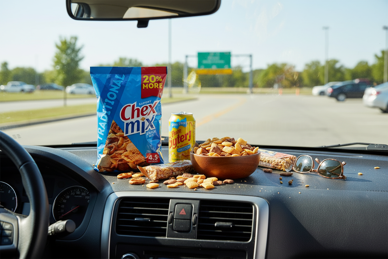 Chex Mix Traditional Snack Mix road trip lifestyle