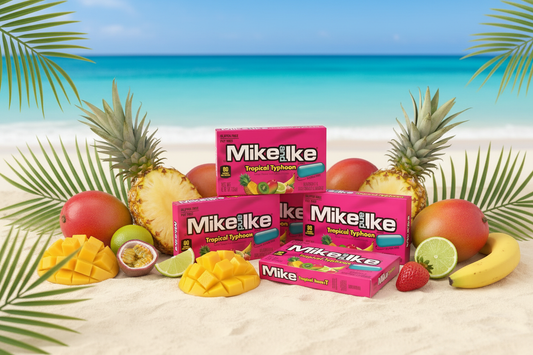 Mike and Ike Tropical Typhoon pack of 24 tropical beach setting lifestyle