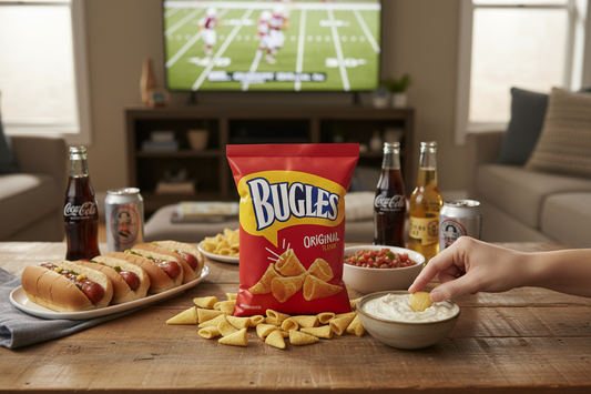 Bugles Original Corn Snacks game day lifestyle