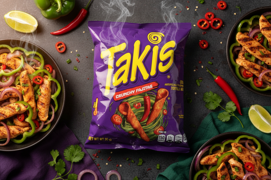 Takis Crunchy Fajitas - Flat Lay