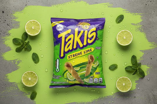 Takis Xtreme Lime - Flat Lay