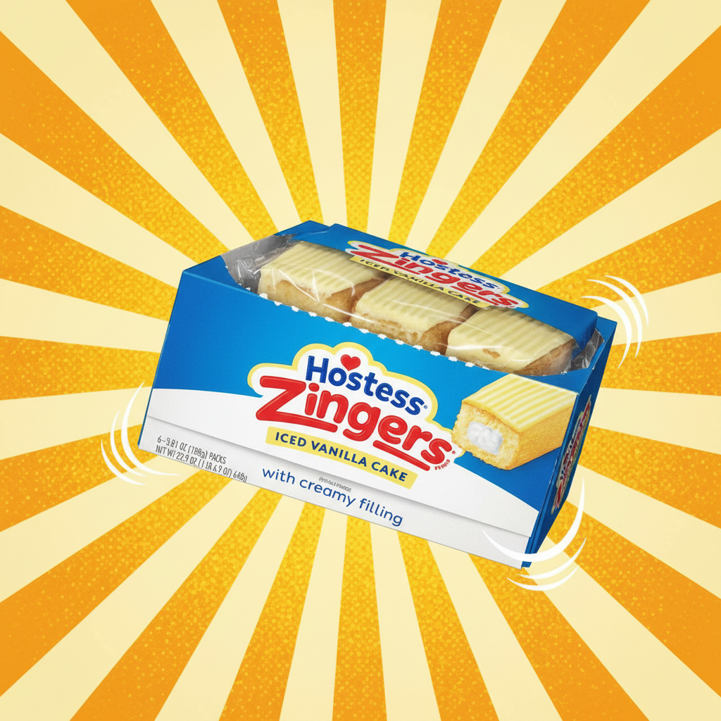 Zingers Vanilla Box Sunburst