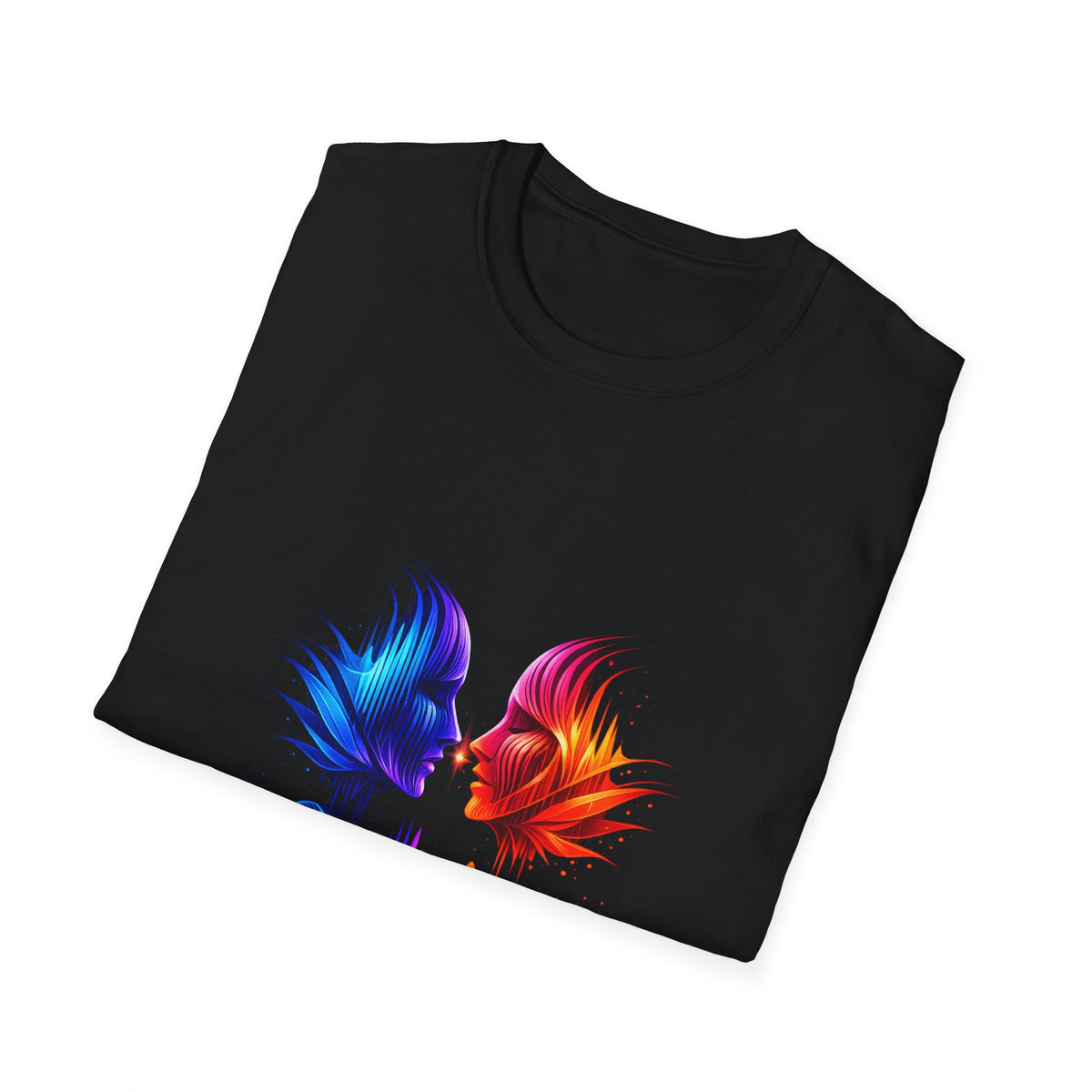 Phoenix Soundwave T-Shirt — Colorful Dual Bird Audio Wave Tee