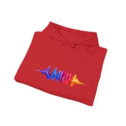 Waveform Rainbow Hoodie — Colorful Soundwave Graphic Sweatshirt