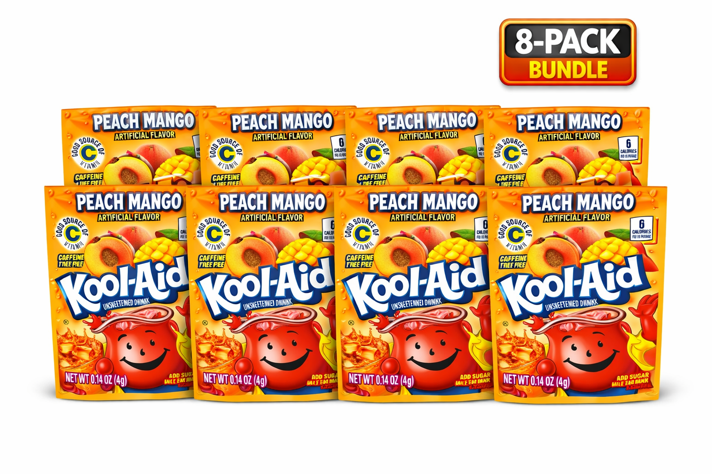 Kool Aid Peach Mango 0.14 oz Packet 8 Pack
