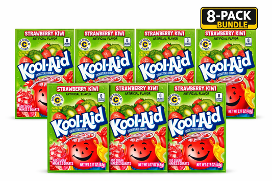 Kool Aid Strawberry Kiwi 0.14 oz Packet 8 Pack