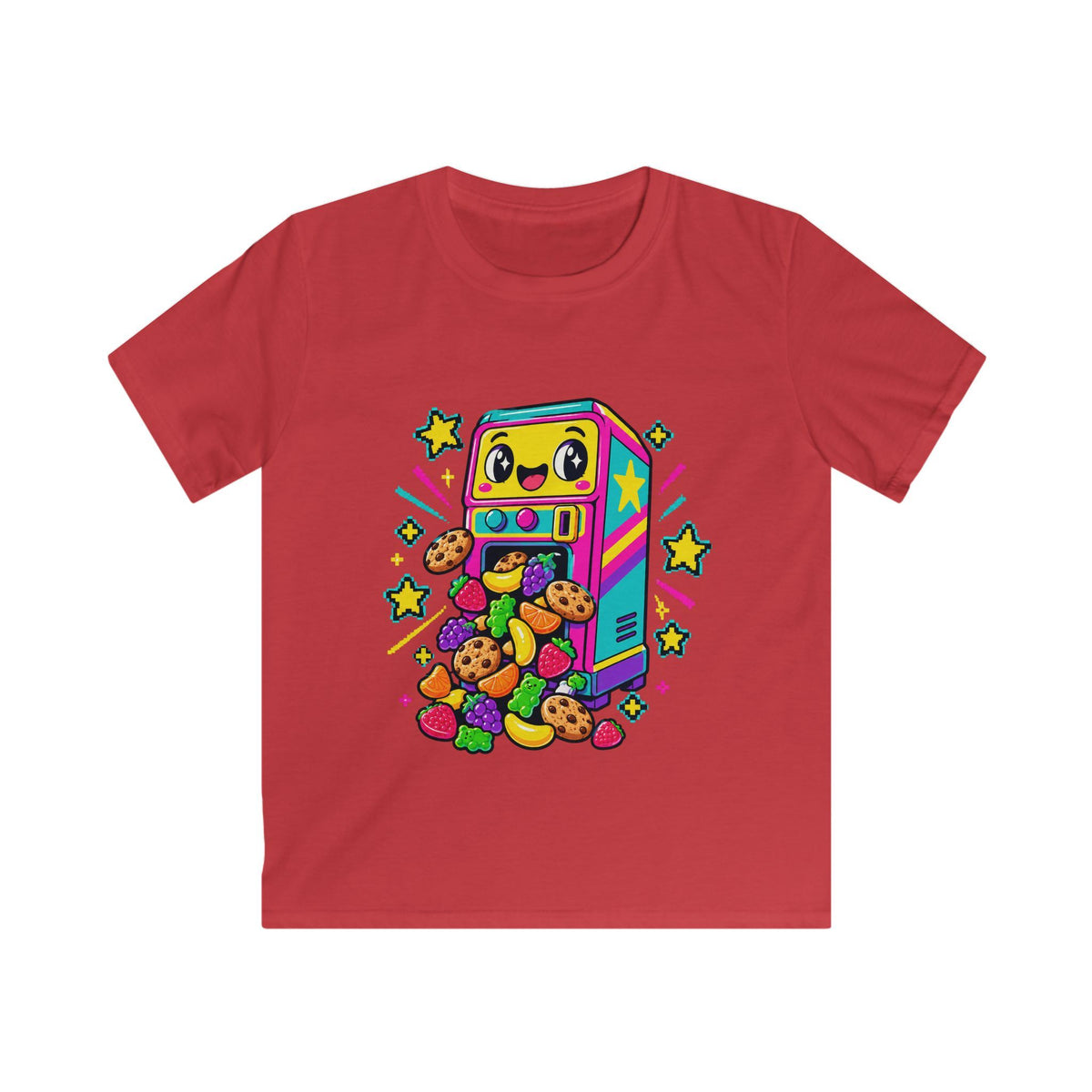 Kids Arcade Cookie Machine T‑Shirt — Cute Retro Game Snack Graphic Tee