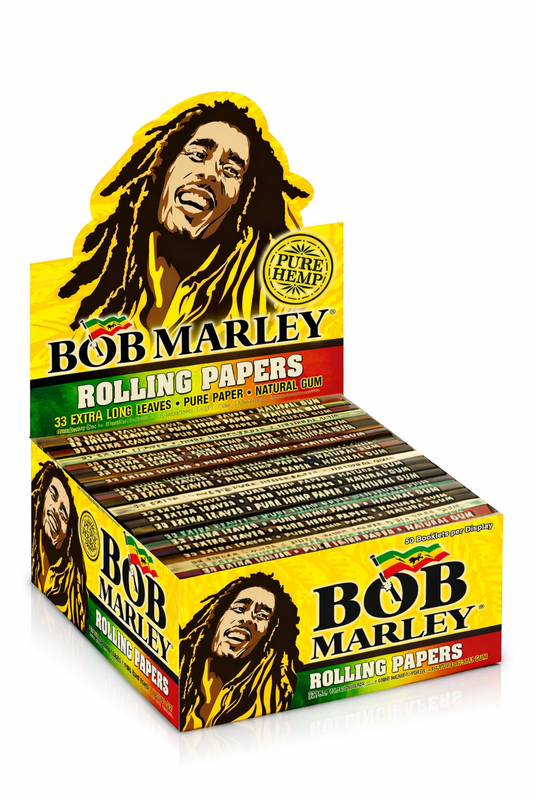 Bob Marley Rolling Papers, Extra Long Leaves – Box of 48