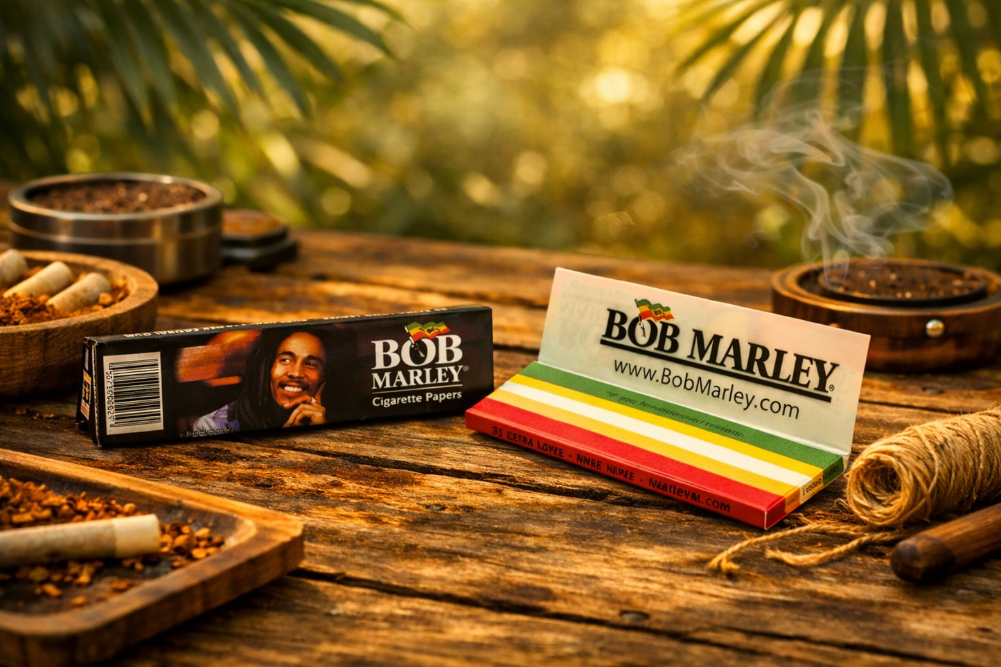 Bob Marley Rolling Paper Extra Long Leaves Box of 48
