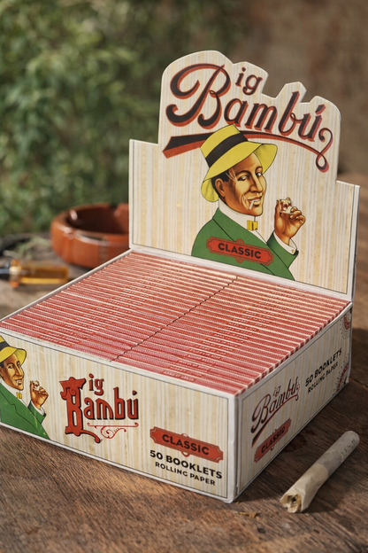 Big Bambu Rolling Paper 50ct Booklet Box