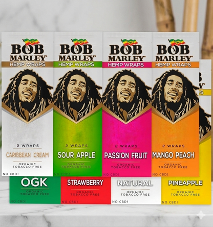 Bob Marley Wraps Natural Variety Pack of 8Pouches