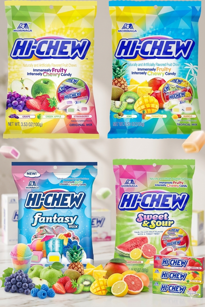 Hi Chew Assorted Bag Original, Tropical, Fantasy and Sweet & Sour