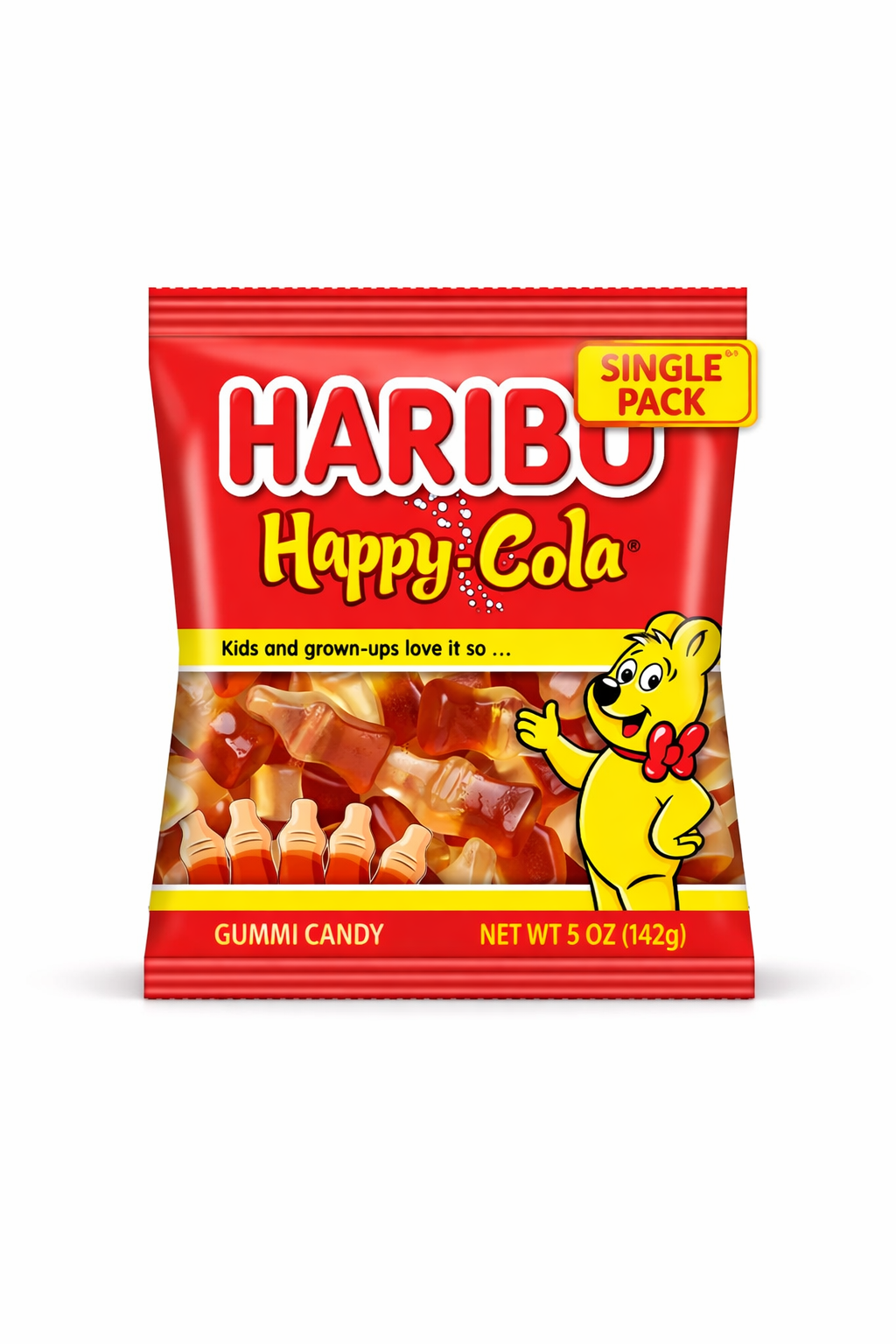 Haribo Gummies Happy Cola 5 oz