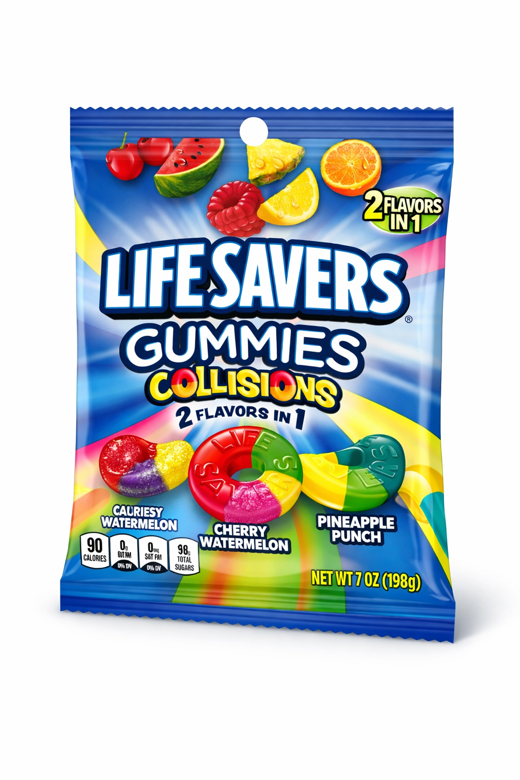 Lifesaver Gummies Collisions 7 oz Bag 3 Pack