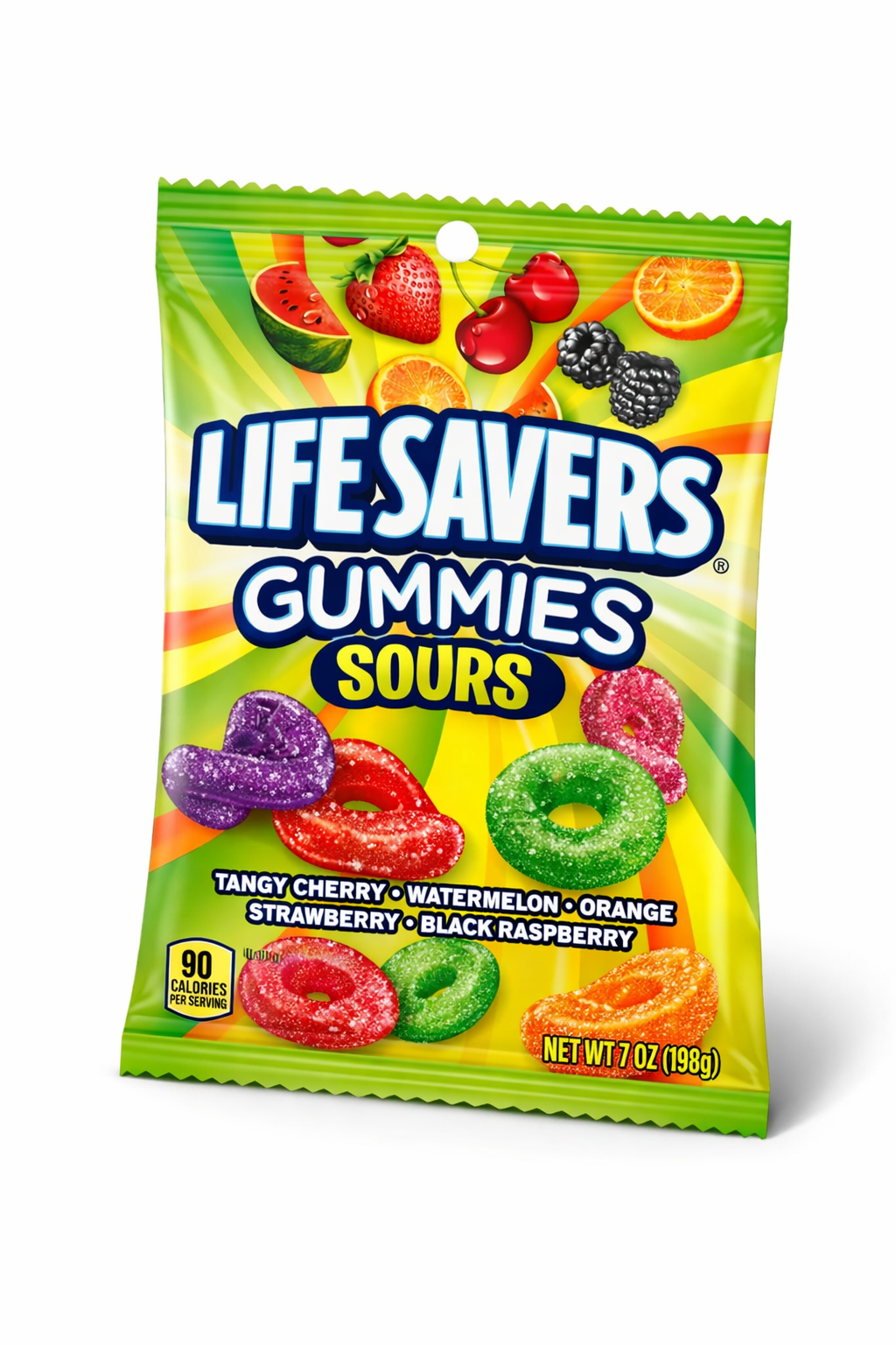 Lifesaver Gummies Sours 7 oz Bag 3 Pack
