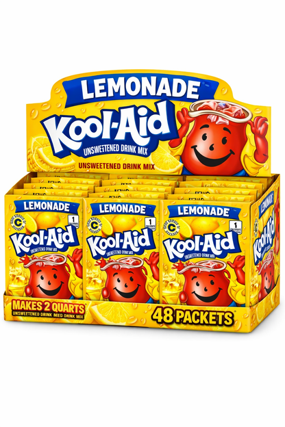 Kool Aid Lemonade 0.14 oz Packet Box of 48