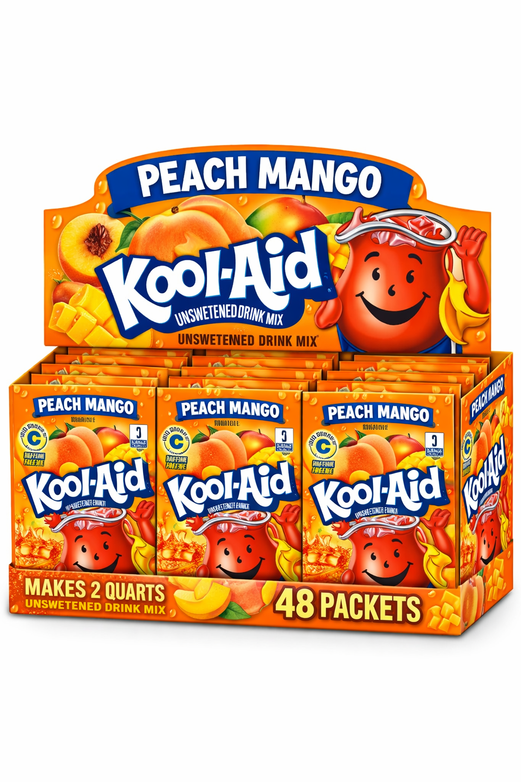 Kool Aid Peach Mango 0.14 oz Packet Box of 48