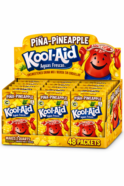 Kool Aid Pineapple "Pina" 0.14 oz Packet Box of 48