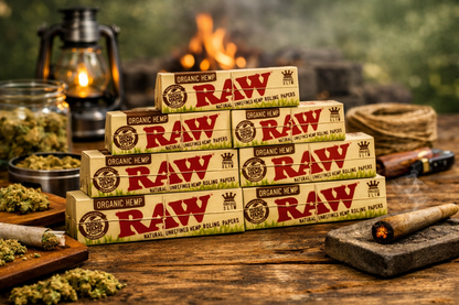 Raw Paper Organic Hemp King Size Slim 10 Pack