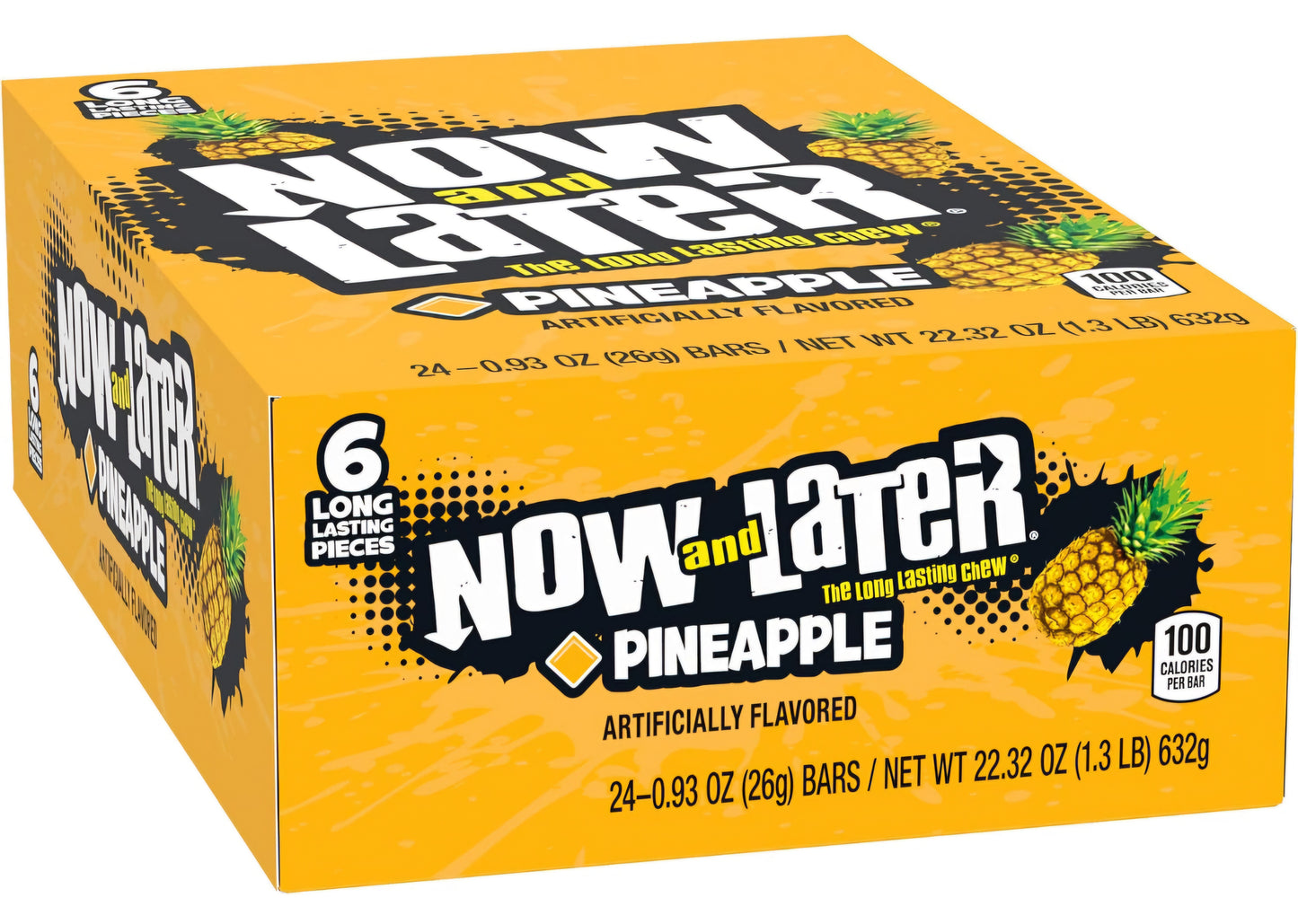 Now and Later Pineapple 24 Pack