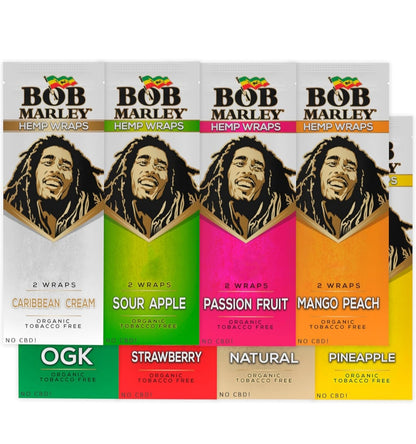 Bob Marley Wraps Natural Variety Pack of 8Pouches