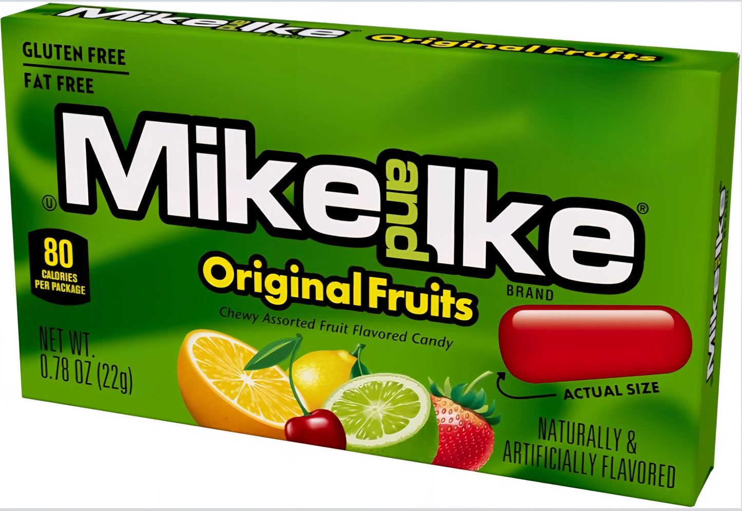 Mike and Ike Original Fruits Candy, 0.78 Ounce Box Pack of 24