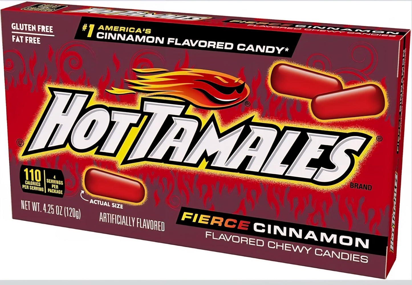 Hot Tamales Candy, 0.78 Ounce Box (Pack of 24)
