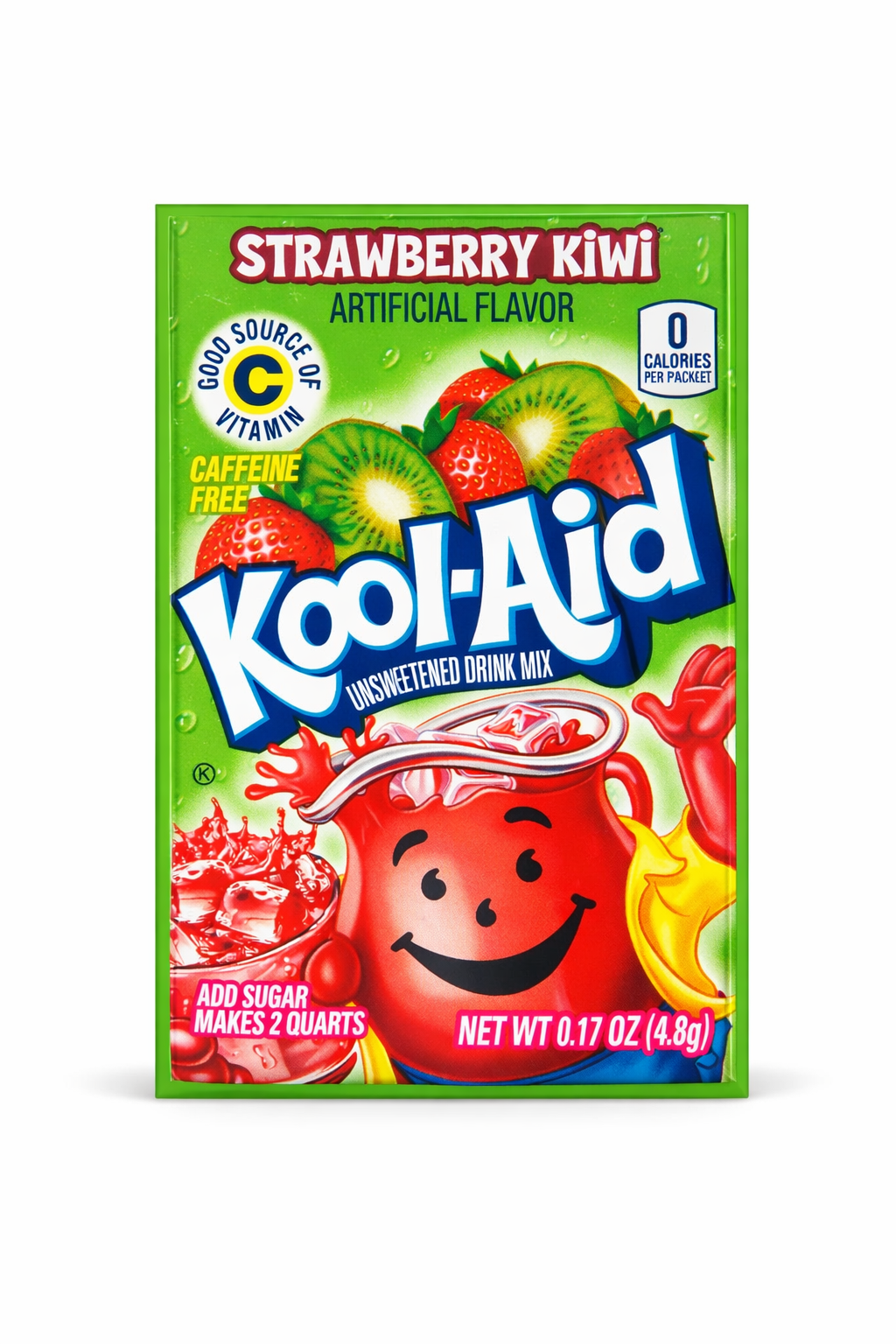 Kool Aid Strawberry Kiwi 0.14 oz Packet 8 Pack