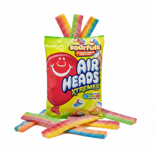 Air Heads Xtremes Sourfuls Rainbow Berry - Enhanced