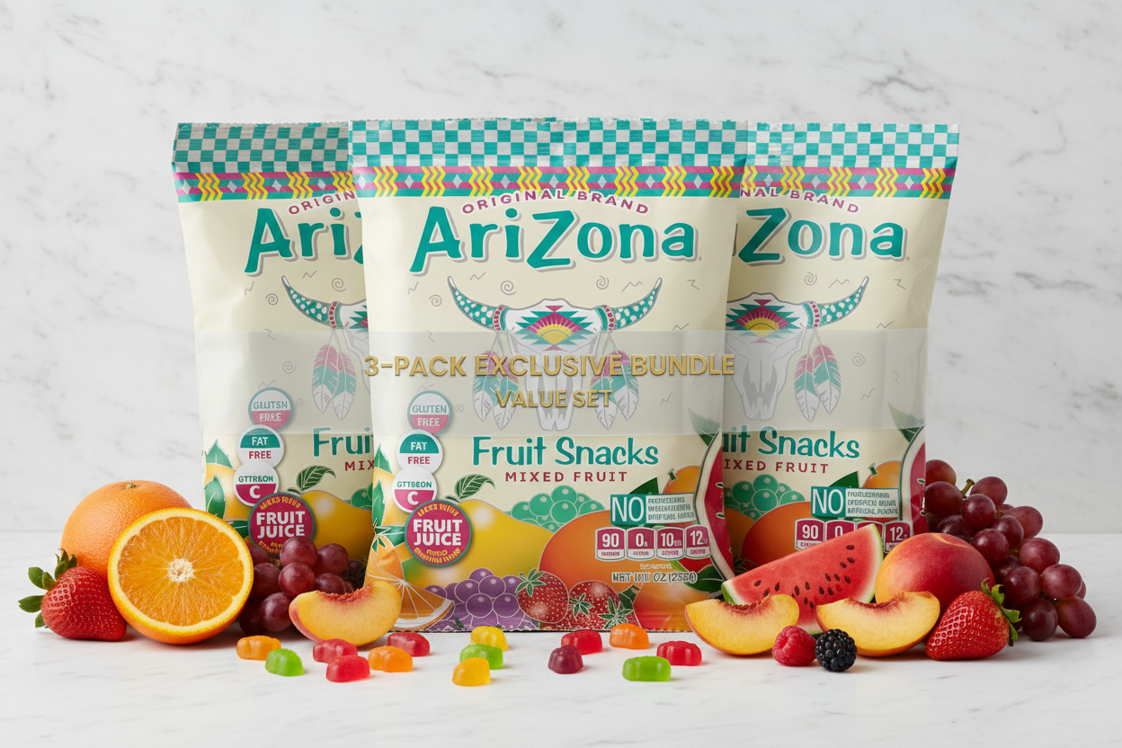 Arizona Gummies Mixed Fruit 3 Pack – Bundle Scene