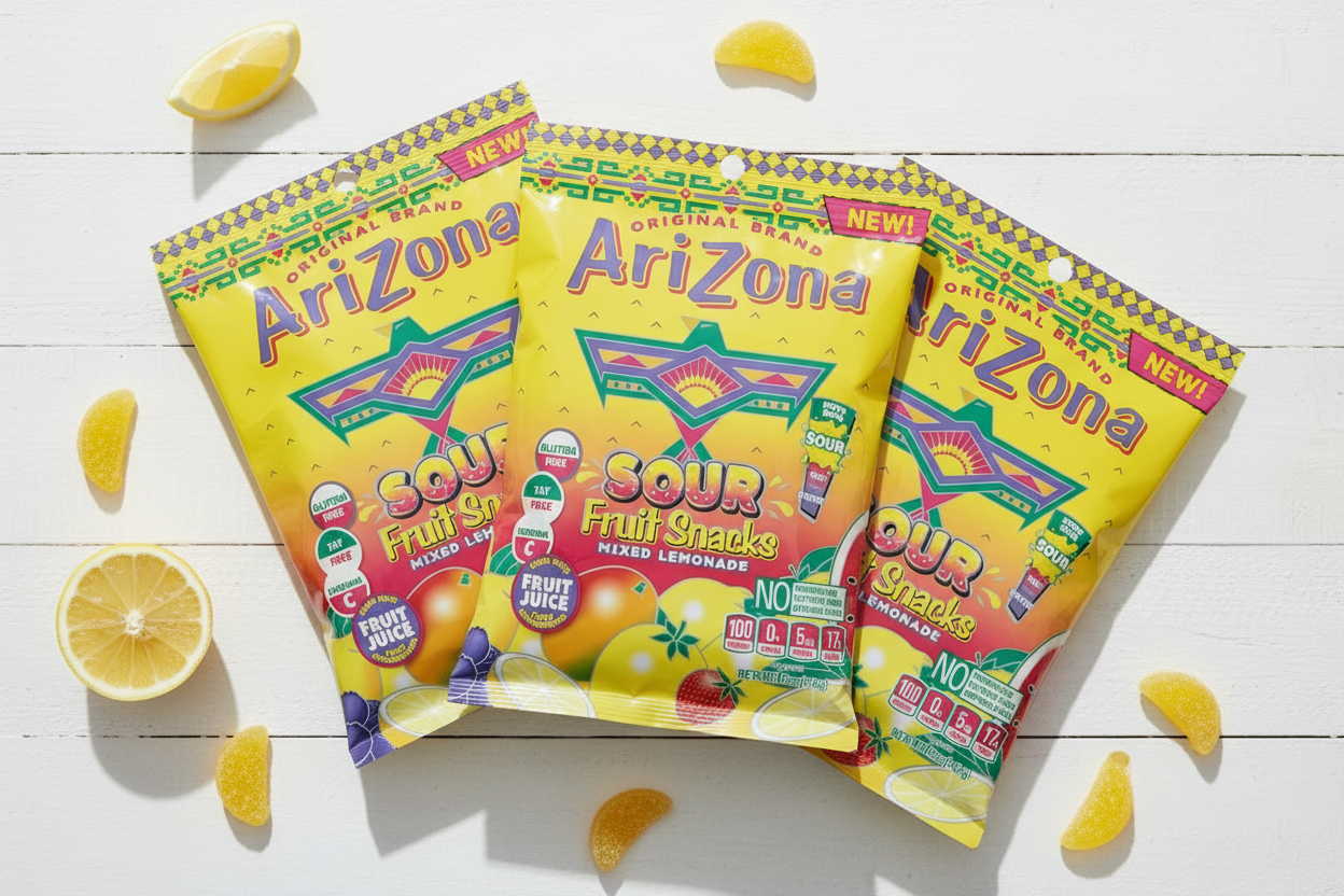 Arizona Gummies Sour Lemonade — Fresh Product Shot