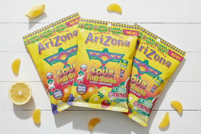 Arizona Gummies Sour Lemonade — Fresh Product Shot