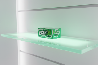 Backlit Retail Shelf