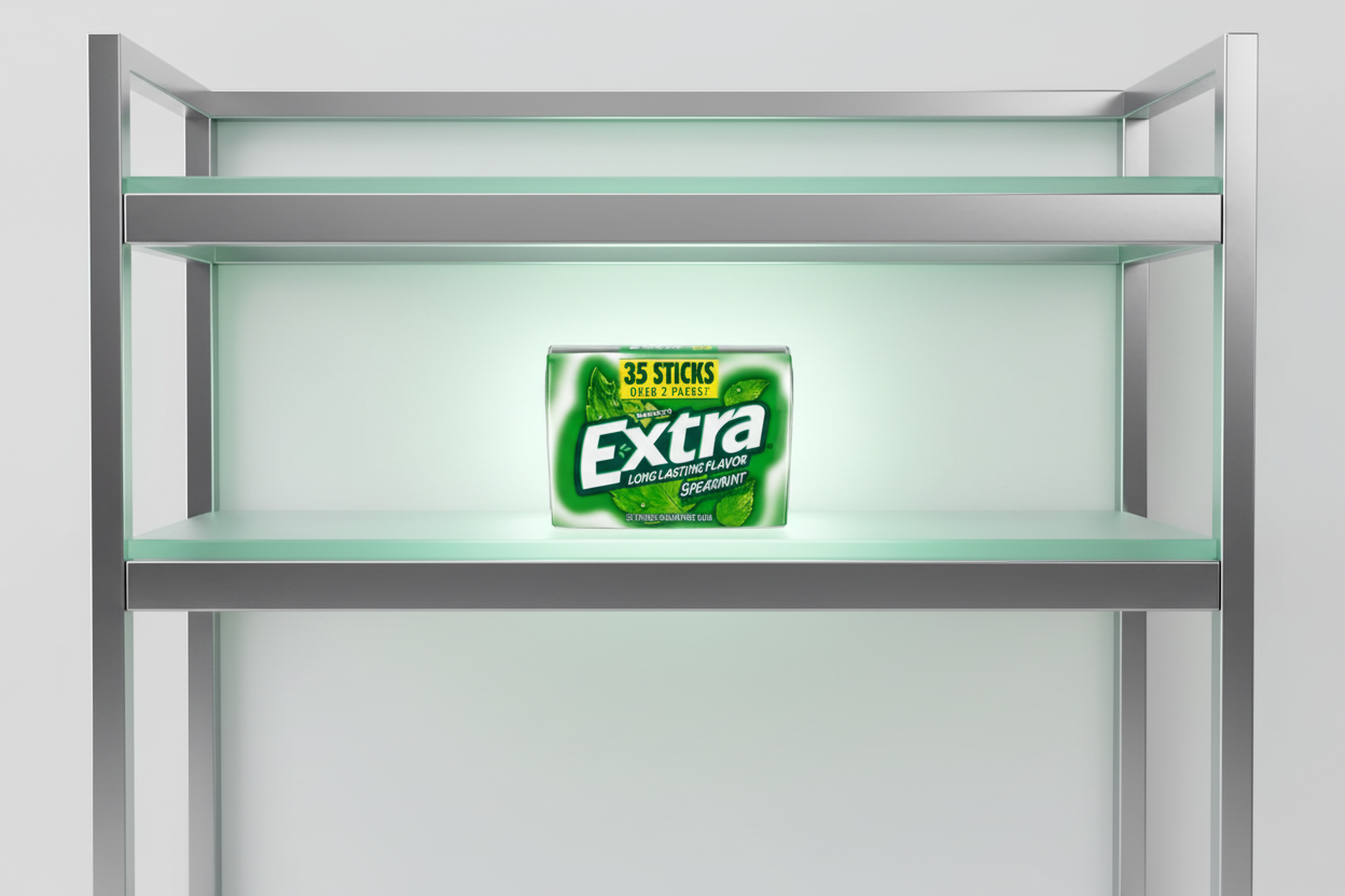 Backlit Retail Shelf