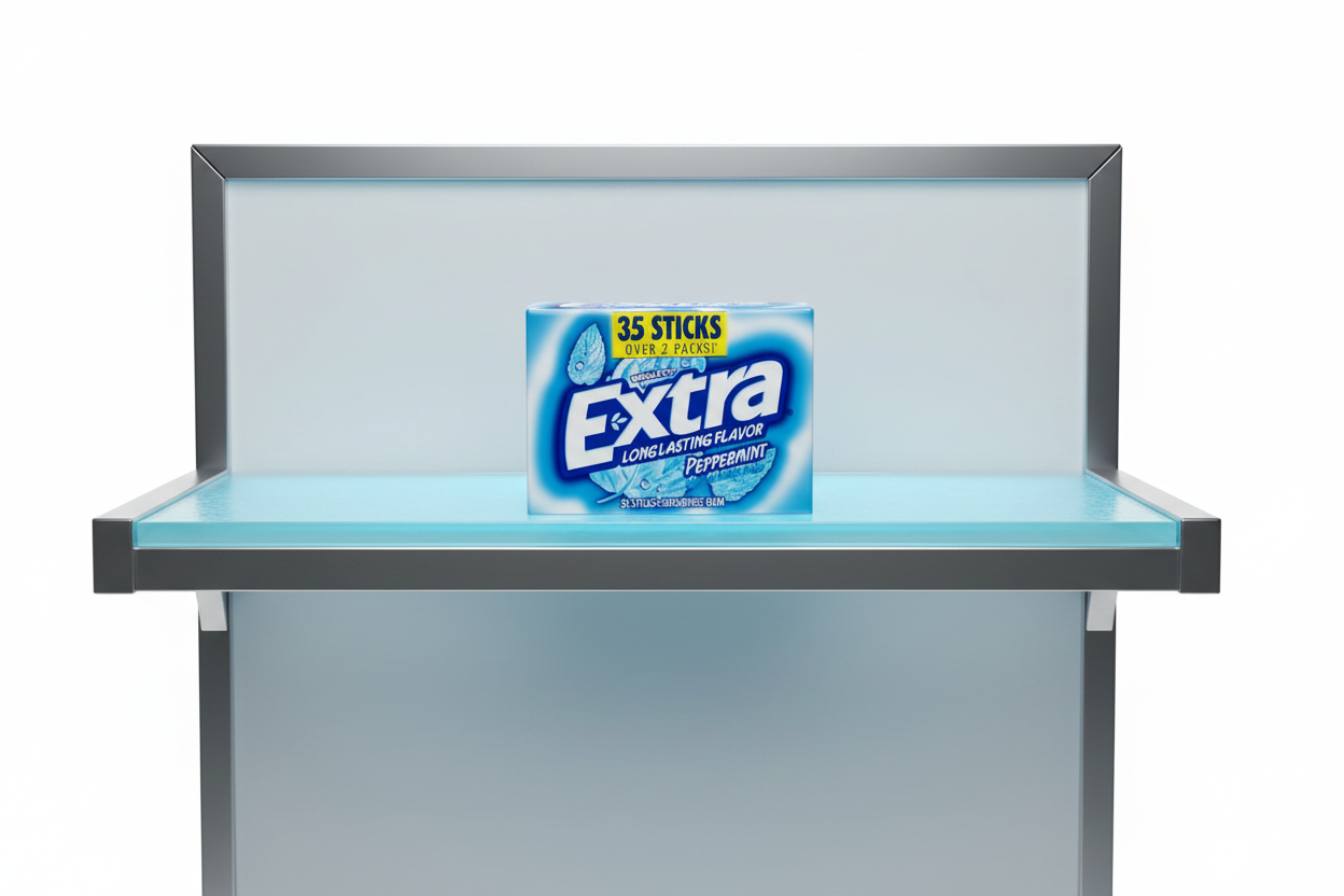 Backlit Retail Shelf
