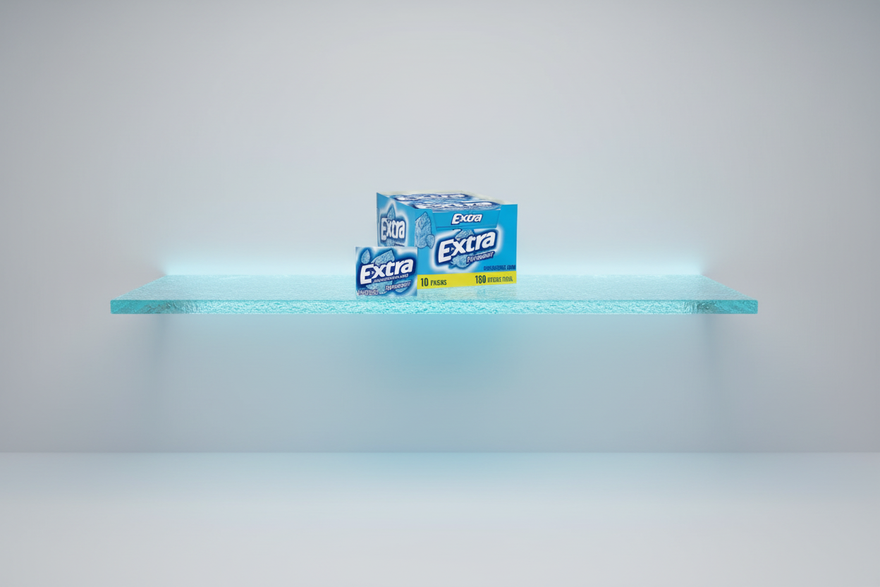 Backlit Retail Shelf