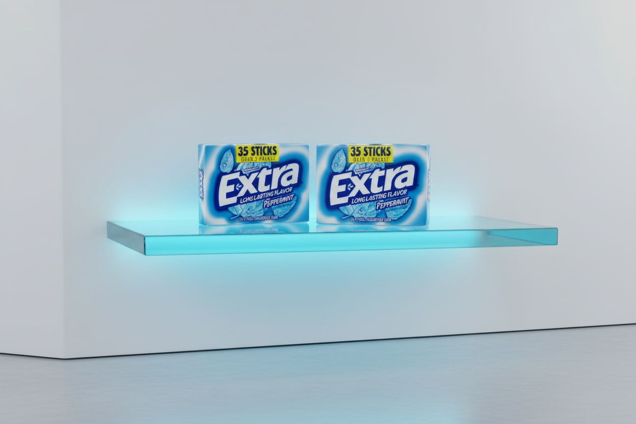 Backlit Retail Shelf