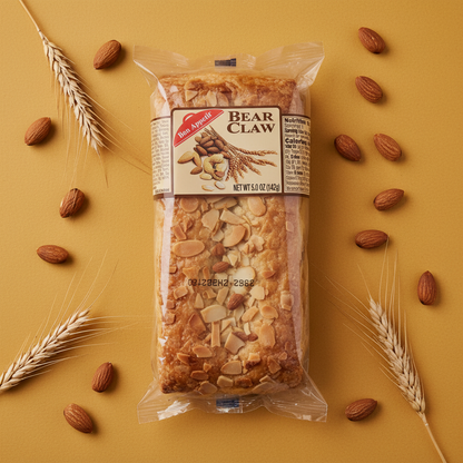 Bear Claw Golden Flat Lay
