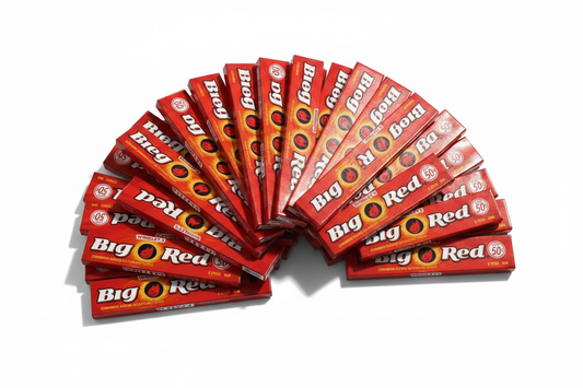 Big Red 40 Packs Fanned