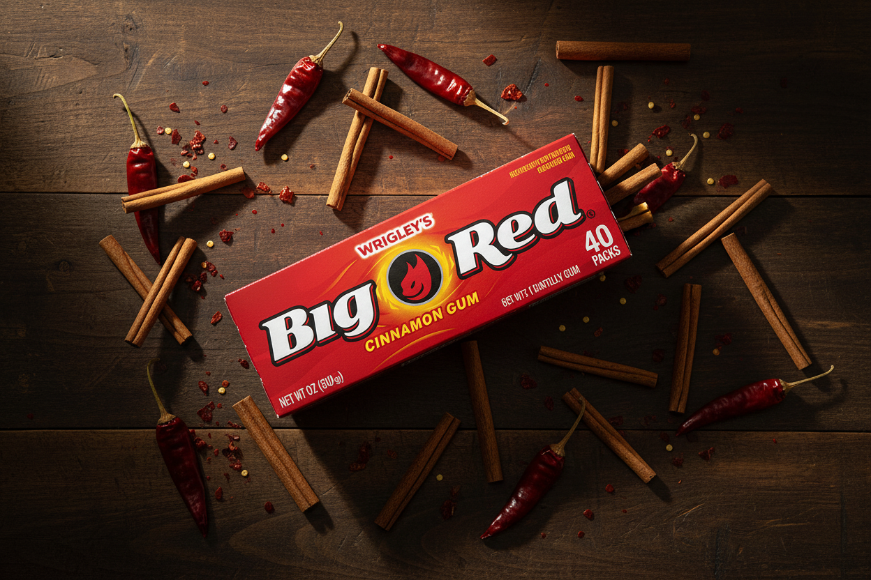 Big Red Lifestyle Flat Lay