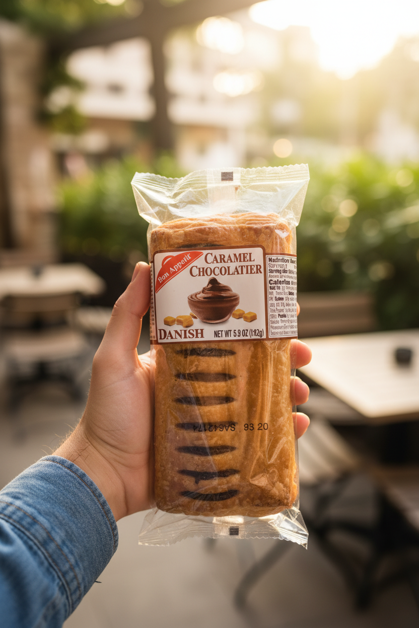 Caramel Chocolatier Danish Grab and Go
