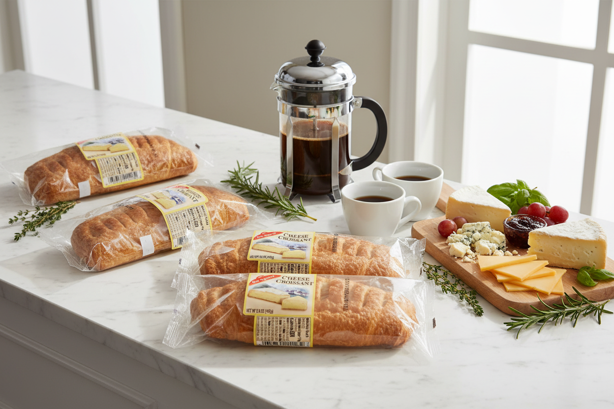 Cheese Croissant Box of 8 Lifestyle