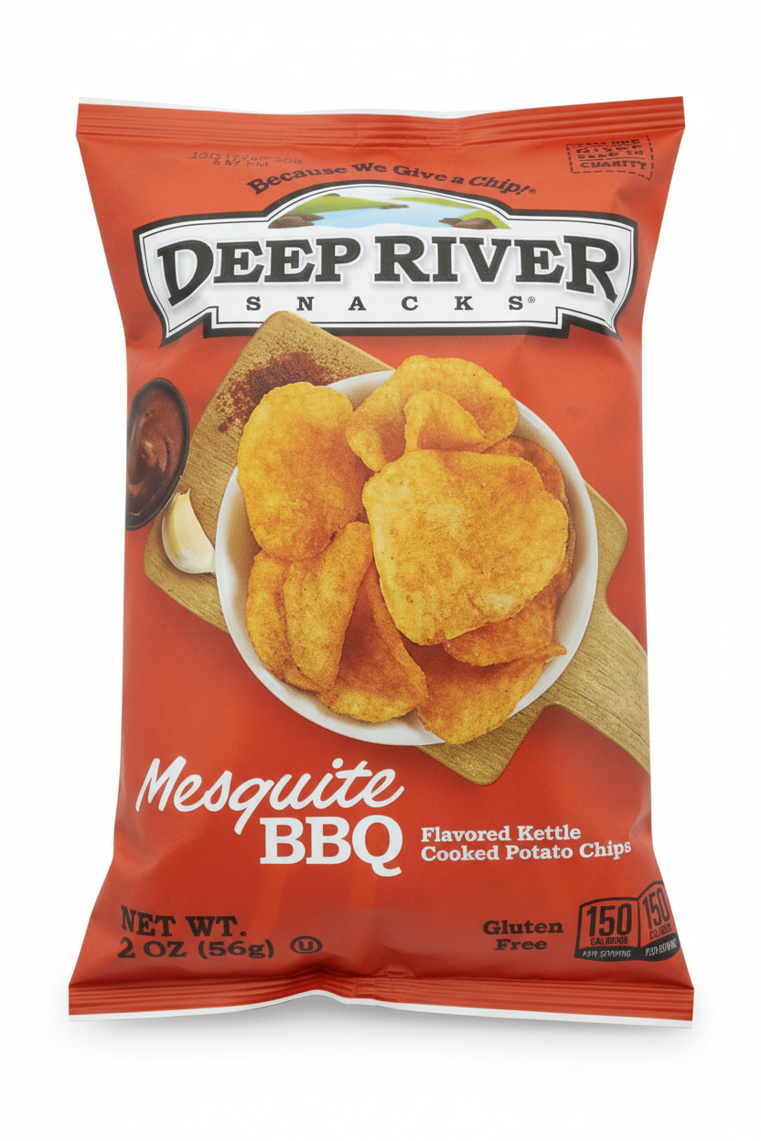 Deep River Snacks Mesquite BBQ Enhanced