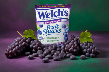Welch's Concord Grape Fruit Snacks — 5 oz Bag