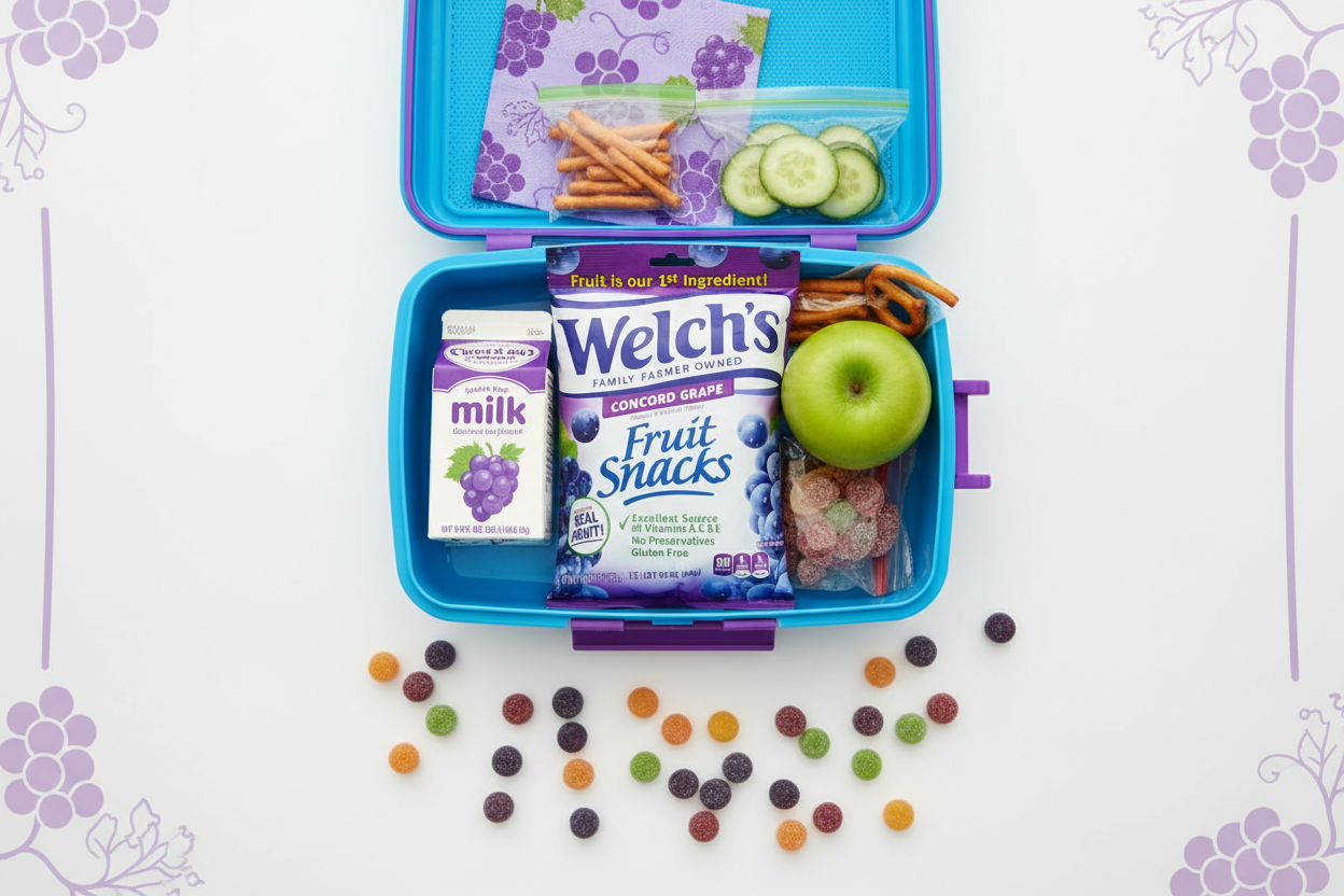 Welch's Concord Grape Fruit Snacks — 5 oz Bag
