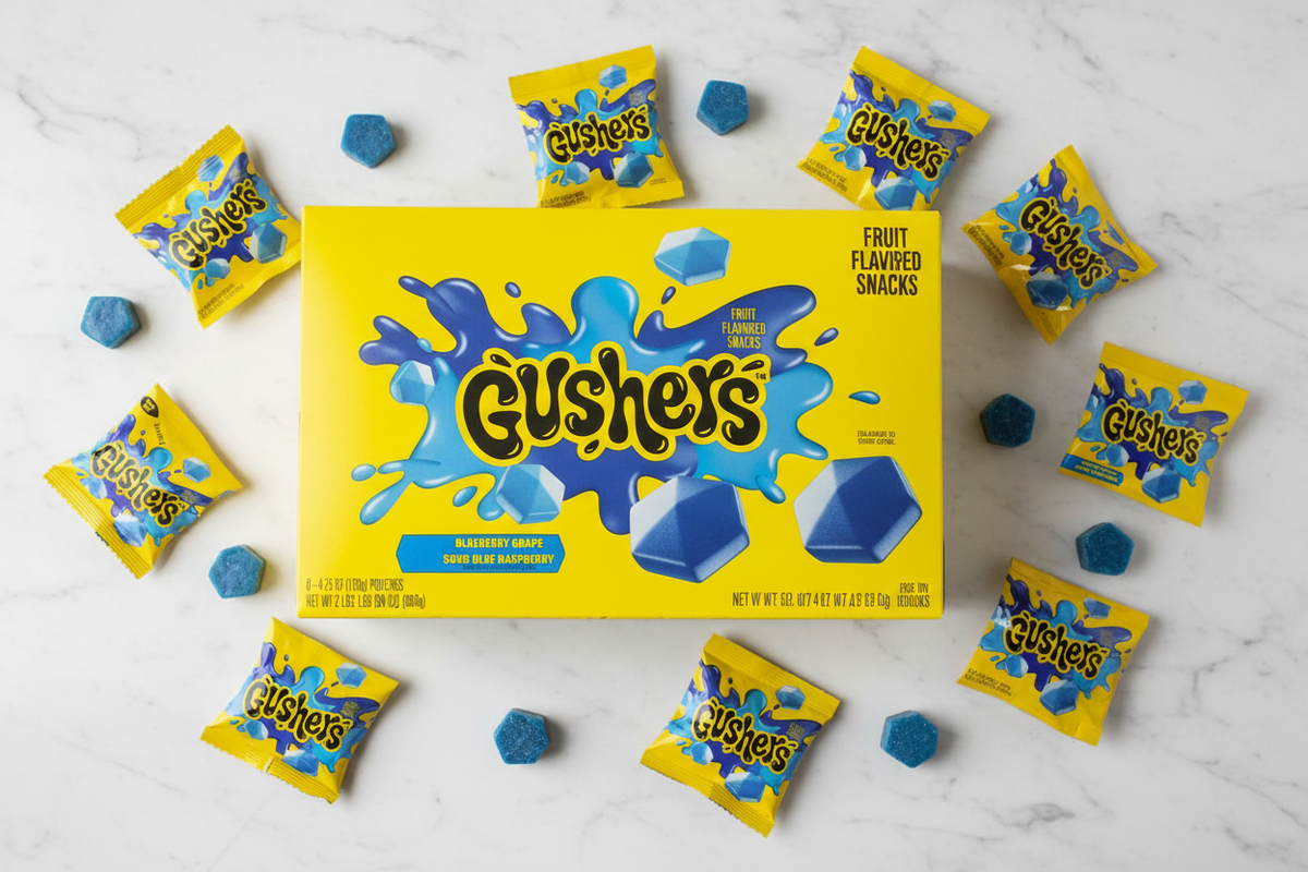 Gushers Blue Raspberry Banner